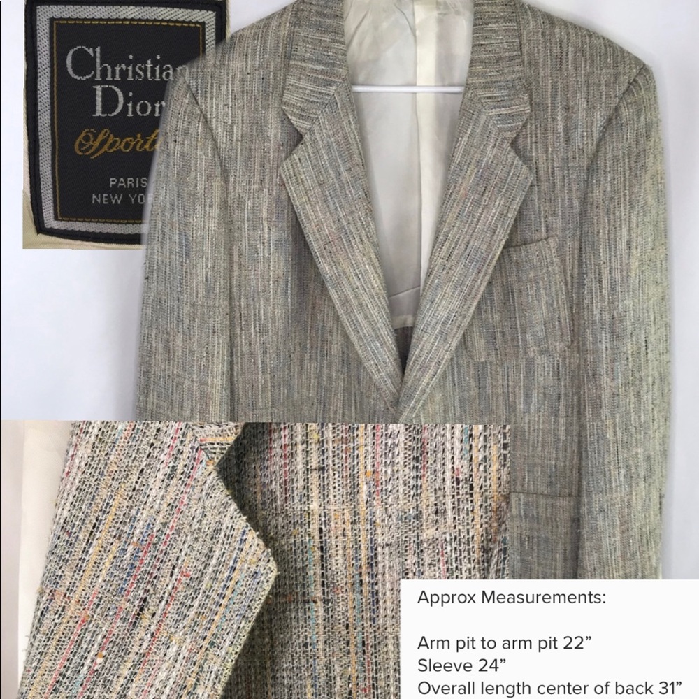 Dior Tweed Blazer